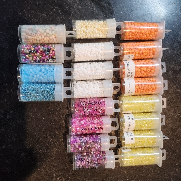 Assorted Seed Beads in Multiple Colors - Picture 2 of 15